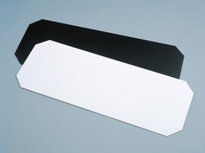 Metro Black/White Reversible Shelf Inlays
