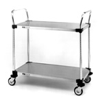 Metro Solid Shelving Utility Carts