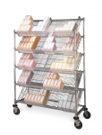 Metro Slanted Shelf Catheter Carts