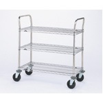 Metro Heavy-duty SP Series Carts with Brite Finish