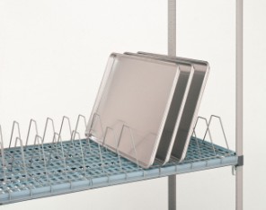 Metro PR36VX2-XDR I Mobile Drying Rack with Three Tray Racks and Drip Tray, 26x38x68