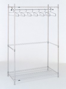 Economy Garment Rack, Metro Shelving, 800-400-7500
