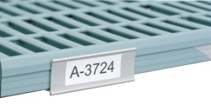 Metro MetroMax Q Label Holders MetroMax Q by Metro Shelving 800-400-7500